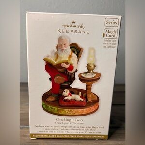Hallmark NEW 2011 “Checking IT Twice” - Once Upon A Christmas Series #1 ornament